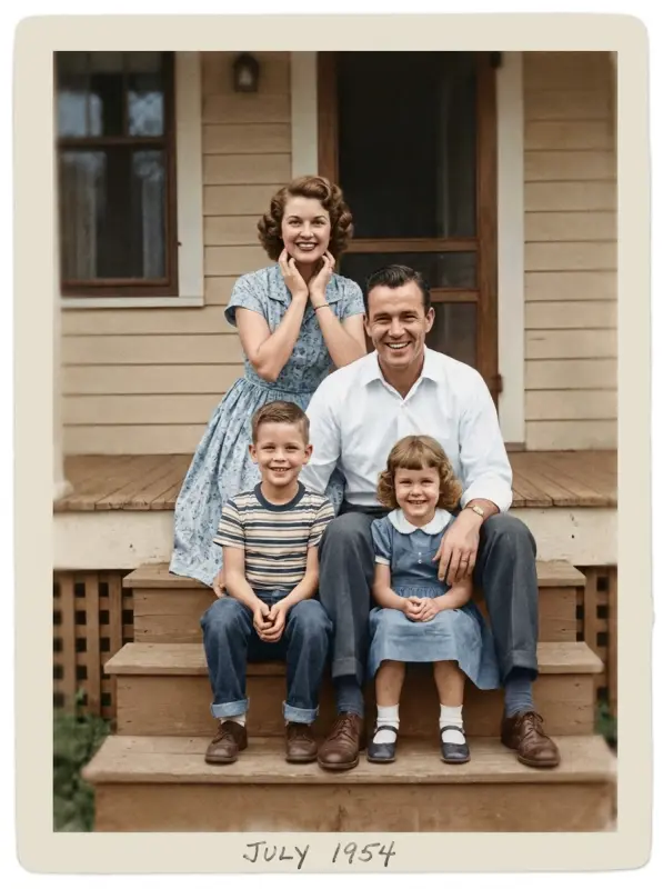 Restored, animated result