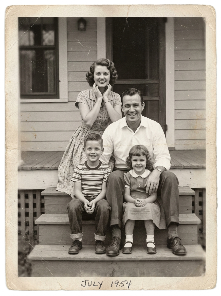 Family photo restored